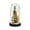 E001- Style A, variant on Mini Christmas Tree with Lights in Glass Dome, Led Fairy Lights for Indoor Decor, Charming Christmas Ornament for Mantel