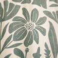 thumbnail image 5 of Black Vintage Floral Faux Linen Shower Curtain for Bathroom Decor - 210GSM Heavy Duty Modern Farmhouse Country Rustic Matisse Plants Botanical Shower Curtain Set with Hooks, 5 of 6
