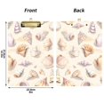 thumbnail image 5 of FORMRS Acrylic Clipboard with Low Profile Clip Standard A4 Letter Size, 12.5" x 9", Colorful Watercolor Seashells, 5 of 8