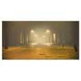 thumbnail image 2 of Urban Street at Night - Landscape Photo Canvas Art Print, 2 of 3