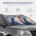 thumbnail image 4 of Bingfone Cloud Wolf Windshield Sun Shade 2-Piece Foldable Car Front Window Sunshade for Most Sedans SUV Truck - Large, 4 of 7