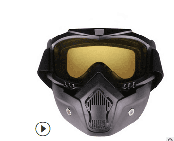 Adult Removable Motorcycle Goggles 