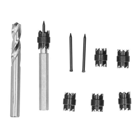 

Ymiko 9Pcs Spot Weld Cutter 3/8in Drill Bit Double Sided Metal Remover Cutting Tool Set Kit Spot Drill Tool Spot Drill Cutter