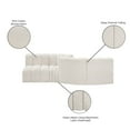 thumbnail image 2 of Meridian Furniture Arc Cream Boucle Fabric Modular Sectional, 2 of 8