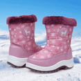 thumbnail image 7 of Apakowa Kids Boys Girls Snow Boots Waterproof Warm Winter Boots Slip Resistant (Toddler/Little Kid), 7 of 7