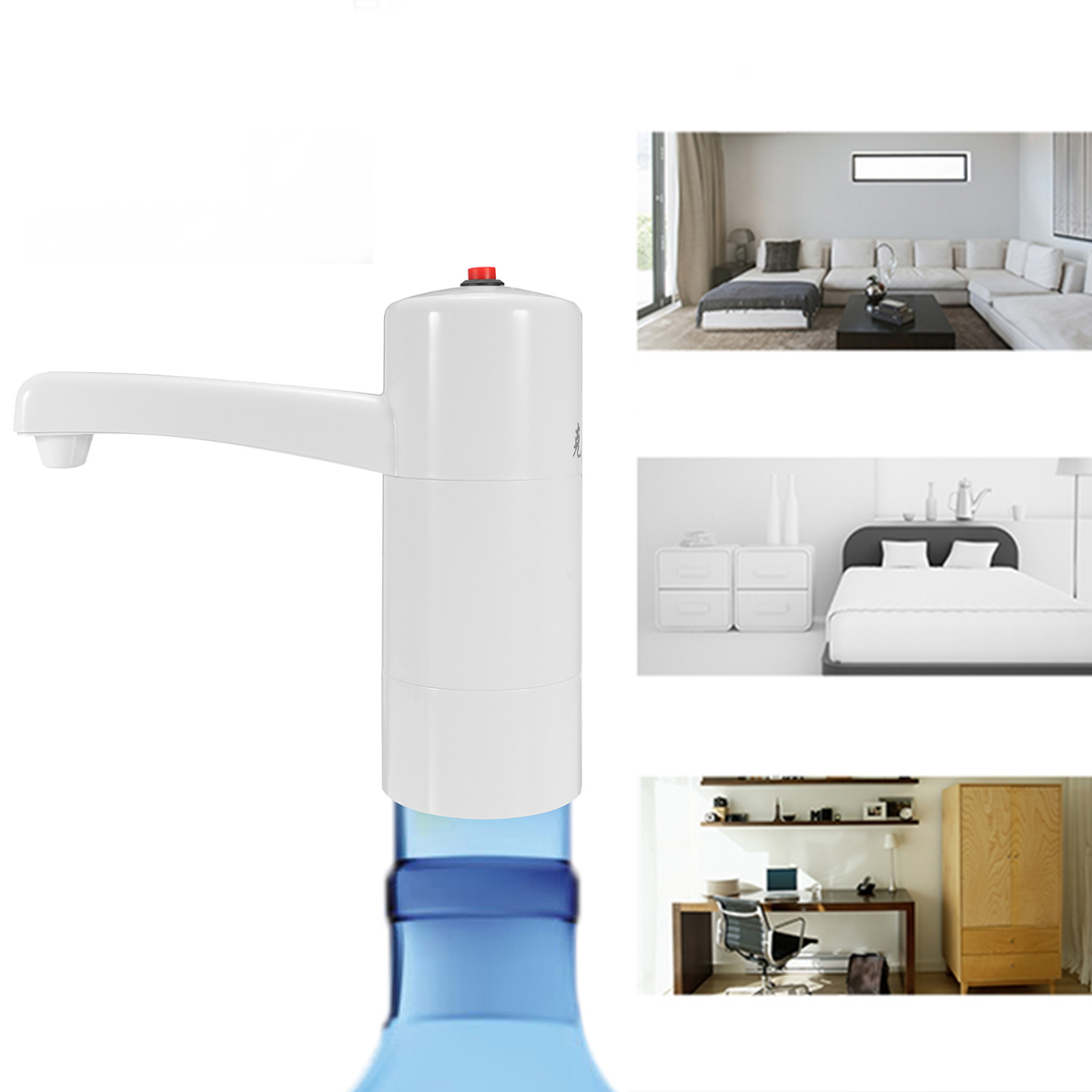 2Type Manual Hand Press Water Pump Dispenser /Electric Rechargeable