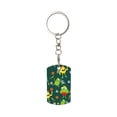 thumbnail image 2 of Uemuo Sport Monster Pattern Rectangular Metal Keychain - Durable, Stylish, and Personalized Key Ring for Men and Women,Engraved Keychain,Gift Slim Sturdy Keychain, 2 of 7