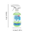 thumbnail image 2 of Limpiador de vidrios, botella con rociador para vidrios y ventanas, empaque diseñado para evitar fugas y roturas, aerosol limpiador de superficies, aroma azul original (500 ml), 2 of 7