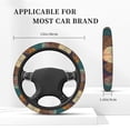 thumbnail image 3 of Fotbe Autumn Leaves Funda para Volante Universal de 15 pulgadas, Accesorios para Auto para Hombre y Mujer, Protector de Volante Cómodo para SUV y Sedán, 3 of 6