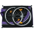 thumbnail image 6 of Large Folding Bike Trailer for Dogs – 66LB Capacity All-Terrain Pet Carrier, Durable Steel Frame for Cycling, Jogging, Camping & Outdoor Adventures, Purple&Black, 6 of 13