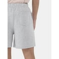 thumbnail image 6 of No Boundaries Soft Fleece Jogger Shorts, 6" Inseam, 2-Pack, Men's and Big Men's, 6 of 7