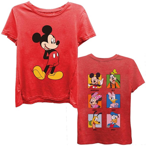 Disney Ladies Mickey Mouse Fashion Shirt Ladies Classic Mickey Mouse