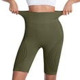 thumbnail image 4 of LEKODE Biker Shorts Womens Going Out Shorts Gym Shorts Hiking Shorts Biker Shorts Yoga Shorts Yoga Pants Butt Lifting Shorts High Waisted Shorts Cozy Shorts Soft Leggings Shorts for Women Green L, 4 of 4