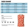 thumbnail image 6 of Fotbe Men's Tomato Print Men's Sleeveless Muscle Tank Tops Casual T-Shirts for Gym Workout Beach-X-Large, 6 of 8