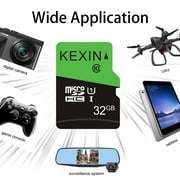 KEXIN Micro SD Card 32GB Memory Card with Adapter Class 10 UHS-I for Phone / Tablet / Camera / Drone / Dash Cam / Nintendo Switch, 5 Pack