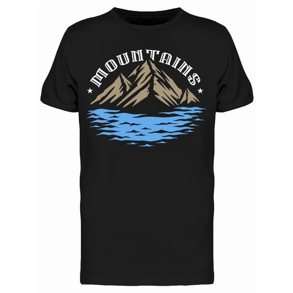 Mountains With Lake Tee Men's -Image by Shutterstock