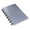 Brush Grey, variant on SLUOHZXI Discbound Notebook, 8-Disc Disbound Planner with Removable Pages, 160 Pages Spiral Notebook, Poly Cover Discbound Planner for Work, Travel, Note Taking,A5