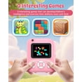 thumbnail image 2 of W & O Handheld Kids Birthday Gift Instant Digital Cameras with 3 Roll Printing Labels, 32GB Memory Card, USB Cable, Pink, 2 of 8