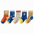 thumbnail image 4 of Ccpelsie Boys Girls Socks Cartoon Print Soft Cotton Breathable Cute Socks for Children Kids(G,9-12 Years), 4 of 4