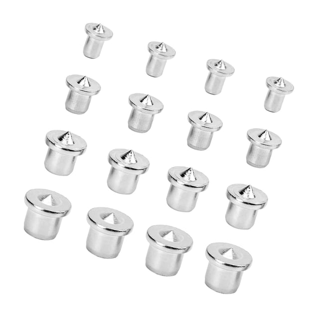 koolsoo 16x Dowel Alignment Points Pin Wooden Centering Drill Hole Tool Dowel Point Pins