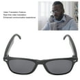 thumbnail image 3 of Lunettes de Traduction AI, Interprétation Simultanée avec Micro Intégré Haut-Parleur Lunettes de Musique Intelligentes avec Étui de Rangement pour Voyage, 3 of 7