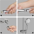 thumbnail image 5 of Kit de cabezal de ducha con manguera y soporte para cabezal de ducha, accesorio universal con 5 modos de rociado ajustables para barra deslizante ajustable de 18-25 mm de diámetro exterior,, 5 of 5