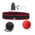 thumbnail image 2 of Juego de Diadema con Pelota de Reflejo de Boxeo Cola para Mejora de Coordinación Ojo-Mano, 2 of 8