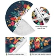 thumbnail image 2 of Coolnut Thanksgiving Tree Skirt Pumpkin Xmas Tree Skirt, Floor Door Round Mat Decorations for Holiday Party Home Christmas Day Ornaments,35.4", 2 of 6