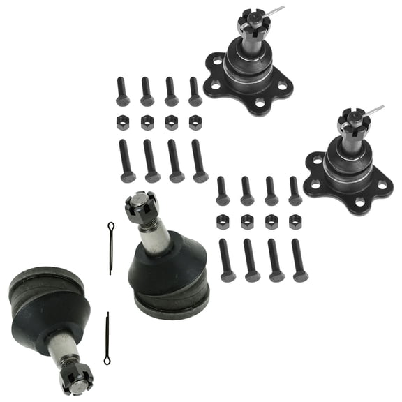 TRQ Upper & Lower Ball Joint LH RH Set of 4 for Chevy GMC Pickup 2WD New PSA63303