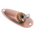 thumbnail image 4 of XIYANGJUAN - Conector de entrada para guitarra, cobre, color rojo, estilo barco, 1/4 pulgadas, con c, 4 of 7