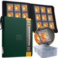 thumbnail image 1 of Carpeta X PRO Toploader | Capacidad para 252 Toploaders | Incluye 20 Toploaders | 9 Bolsillos | Bolsillos Doble Cara Sin Anillos para TCG, Deportes | Almacenamiento Premium de Top Loaders, 1 of 9