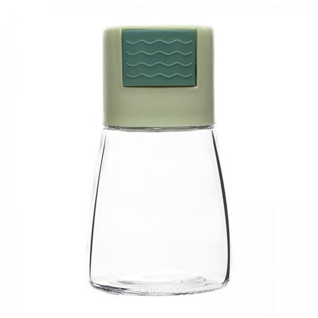 3 Botes De Condimento Tipo Push, Tarros De Especias, Salero, Recipiente De Almacenamiento, Color Verde