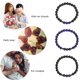 thumbnail image 2 of Pulseras con cuentas para hombre, cuentas de piedra volcánica de roca de Lava mate para mujer, pulsera elástica, joyería de moda, lapislázuli, 2 of 5