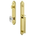 thumbnail image 3 of Grandeur Arcdgrbia_Eset_234 Arc Solid Brass Rose Keyed Entry Single Cylinder Full Plate, 3 of 5