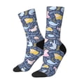 thumbnail image 1 of Balery Cute Baby Animals Calcetas Largas con Estampado para Hombre y Mujer – Suaves y Transpirables, Talla Única (US 5-11), 1 of 6