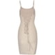 thumbnail image 5 of Minivestido de fiesta para mujer, sexy, con purpurina, tirantes finos, con cordones en la espalda, ceñido al cuerpo Fokelyi WRMH-226-14, 5 of 9