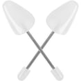 thumbnail image 1 of 3 Paires d'Arbres à Chaussures en Plastique Ajustables pour Femmes avec Ressort de Tension Transparent (3, Femmes), 1 of 7