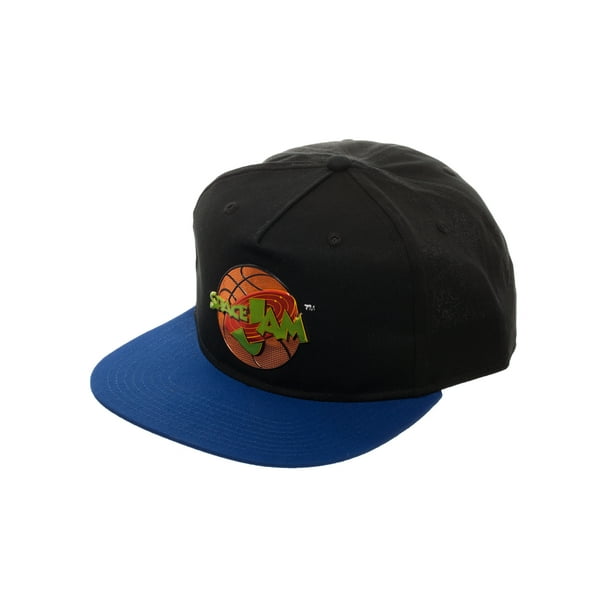 Boy's Space Jam Snapback Hat with Space Jam Emblem and Contrast Flat ...