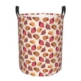thumbnail image 6 of Lsque Sea Shells pattern Laundry Hamper Basket, Tall Woven Rope Hamper Basket for Clothes, Lightweight Storage Basket, Collapsible Waterproof-Medium, 6 of 8