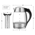 thumbnail image 4 of Chefman Bouilloire Électrique 1.8L en Verre avec Infuseur à Thé Amovible (Rénové), 4 of 6