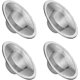 thumbnail image 1 of 4pcs Heavy Duty Stainless Steel Slop Basket Filter Trap, 2.75" Top / 1" Mesh Metal Sink Strainer - Ya, 1 of 3