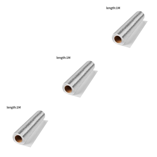 Billuyoard 1 unidad de cinta adhesiva para cocina y baño, cinta de sellado, pegatina de pared impermeable autoadhesiva para cajón de encimera Plata patrón de ratán 1M 3Conjunto