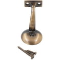 thumbnail image 3 of Heavy-Duty Handrail Bracket with 2-1/8" Round Base, Antique Brass by Stone Harbor Hardware, 3 of 3