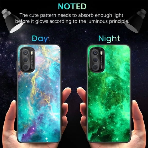 YANI- For Motorola Moto G Stylus 5G 2022 Glowing Cover Shockproof Hybrid Phone Case