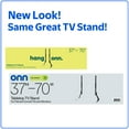 thumbnail image 4 of onn Tabletop TV Stand for 37" to 70" TVs, Holds up to 110 lbs, Black- Metal Legs for Tabletop, 4 of 14