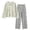 d-76Grey59, variant on MEZZALL Women Pajama Set Crew Neck Long Sleeve Striped Top Elastic Waist Wide Leg Pants Loungewear Sleep Set Soft Loose Fit Sleepwear for Ladies Home Nightwear Breathable 2 Piece Pjs