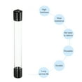 thumbnail image 4 of Clear Storage Tube 20x22mm Small Plastic Round Tubing with Caps Rigid Bottle Container 200mm/8 Inch, 4 of 6