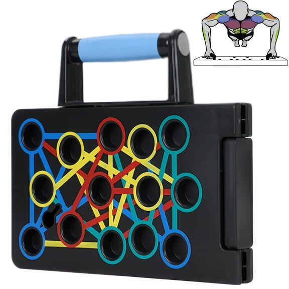 Multi-Functional Foldable Push-Up Board For Home Fitness Workouts Durable