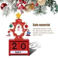 thumbnail image 4 of Injueey Navidad Calendario de Dibujos animados Decoración interior Reutilizable Adorno de oficina Regalo para niños Inauguración de la casa Type2 NO2, 4 of 6