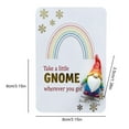 thumbnail image 5 of Shoreew Little Gnome Pocket Hug Cards Cute Mini Dwarf Figurines with Encouragement Blessing Cards Positive Gifts for Friends And Family, 5 of 7